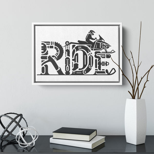 Abstract Ride Snowmobile Wall Art