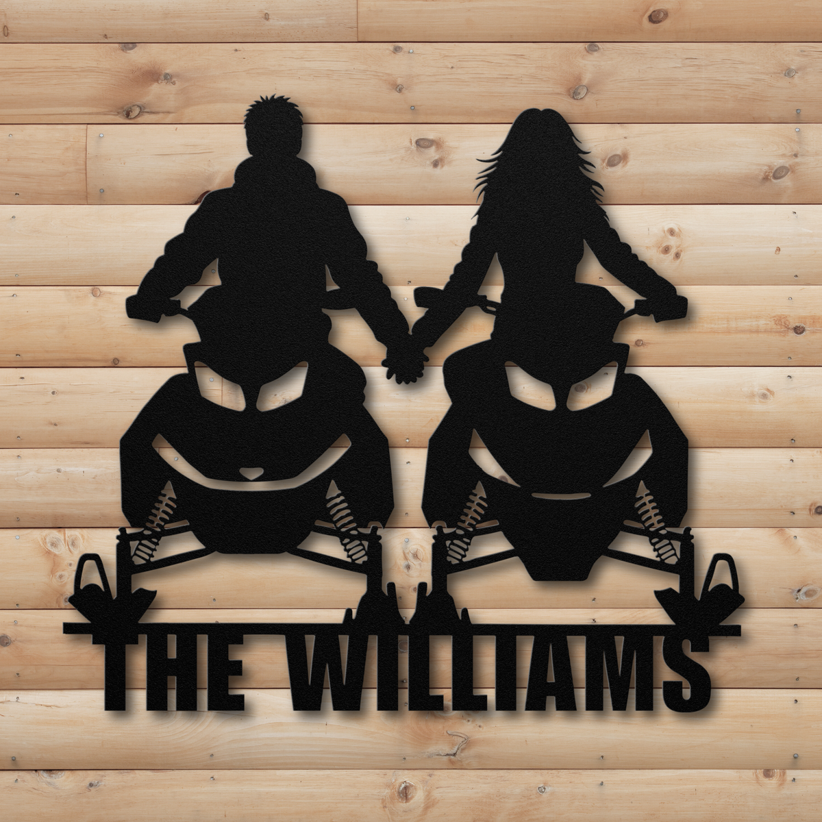 "COUPLES WHO RIDE" SIGN