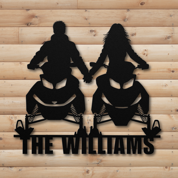 "COUPLES WHO RIDE" SIGN