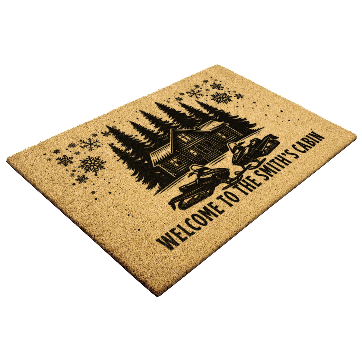 Custom Snowmobile Cabin Outdoor Doormat