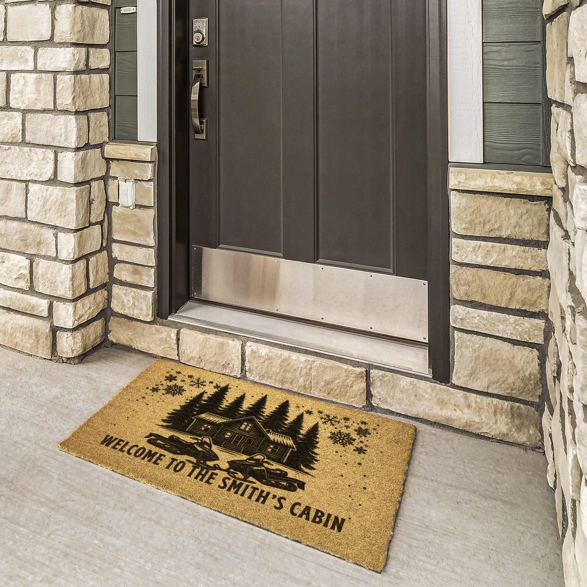 Custom Snowmobile Cabin Outdoor Doormat