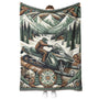 Into the wild Snowmobile Blanket