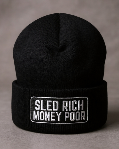 "SLED RICH" CUFFED BEANIE