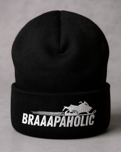 "BRAAAPAHOLIC" BEANIE