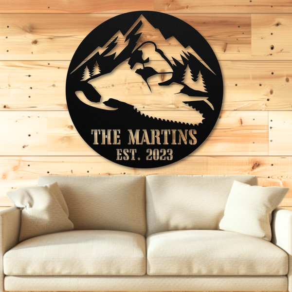 "MOUNTAIN CAMP" SIGN