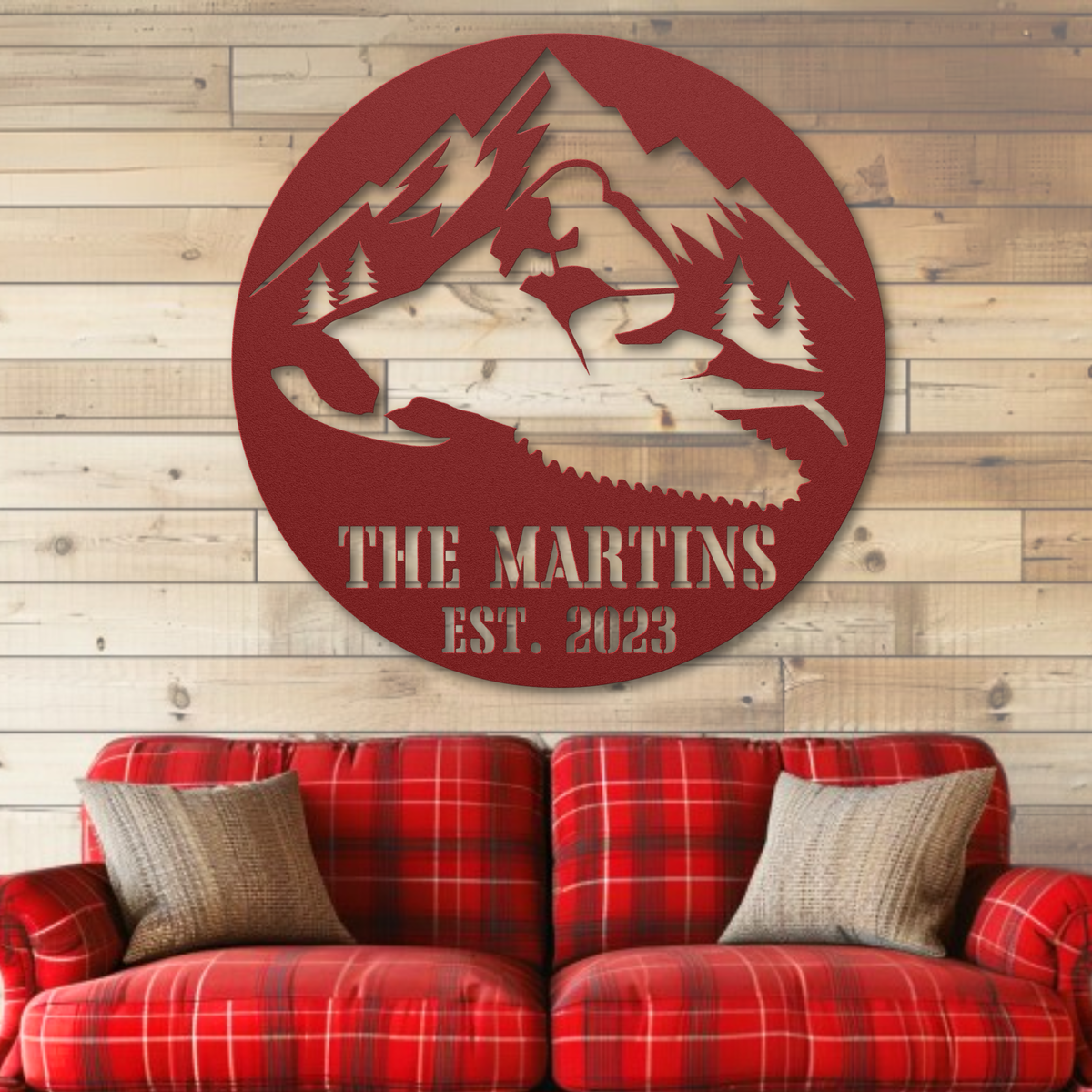 "MOUNTAIN CAMP" SIGN