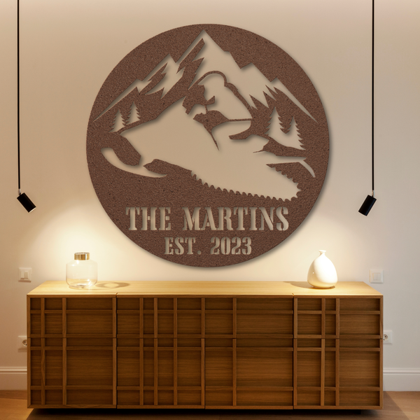 "MOUNTAIN CAMP" SIGN