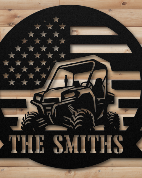 "USA UTV FAMILY" SIGN