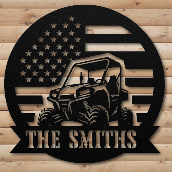 "USA UTV FAMILY" SIGN