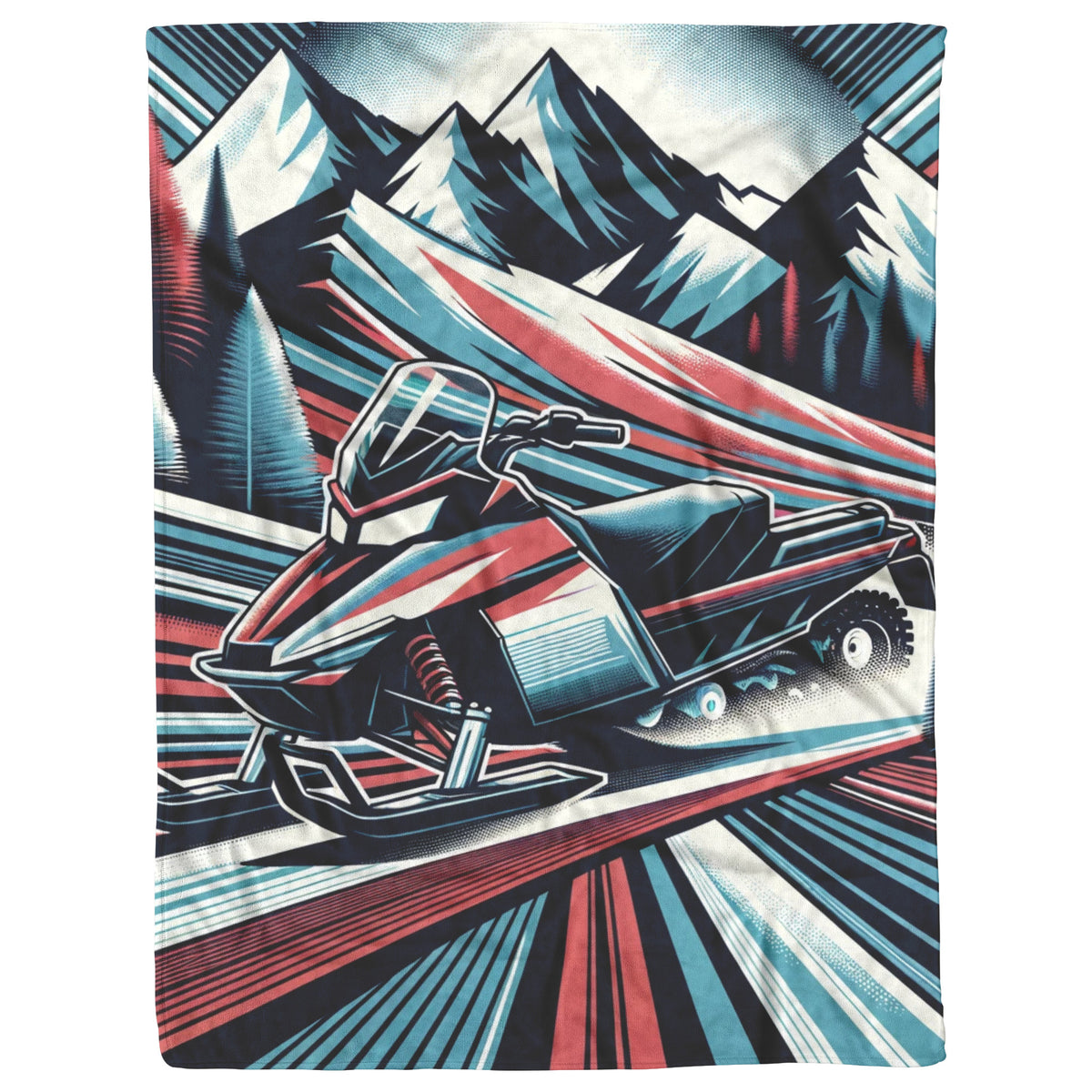 Patriotic Snowmobile Blanket