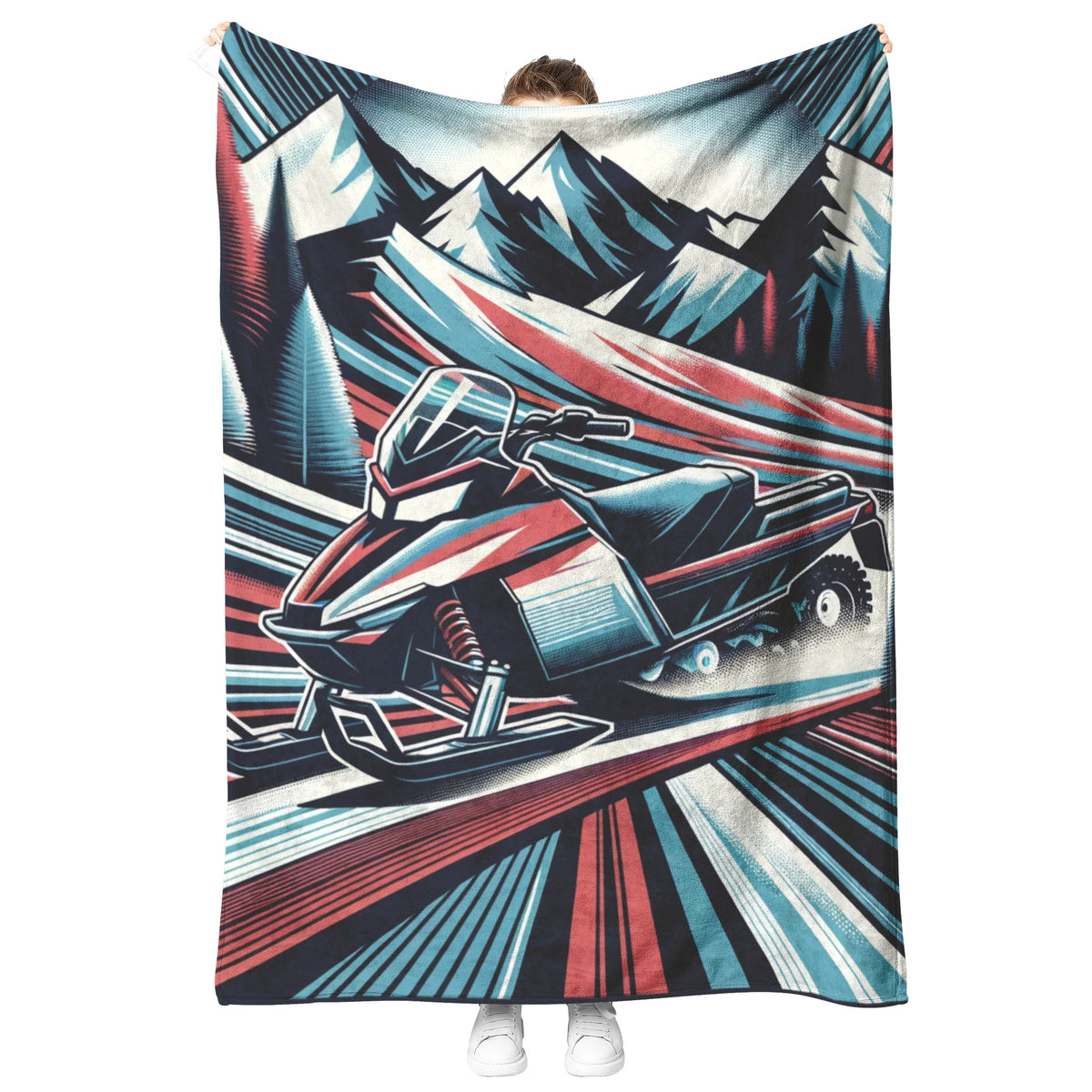 Patriotic Snowmobile Blanket
