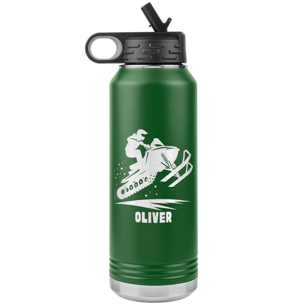 Custom Sledder Insulated 32oz Water Bottle