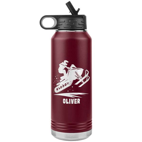 Custom Sledder Insulated 32oz Water Bottle