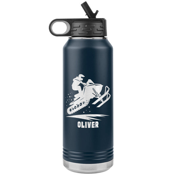 Custom Sledder Insulated 32oz Water Bottle