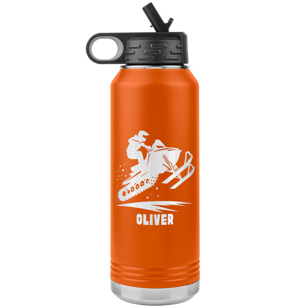 Custom Sledder Insulated 32oz Water Bottle
