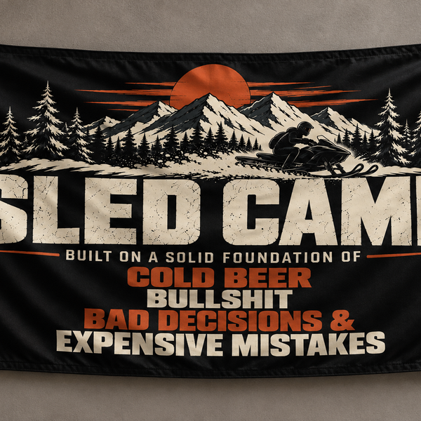 "Sled Camp Foundation" Banner
