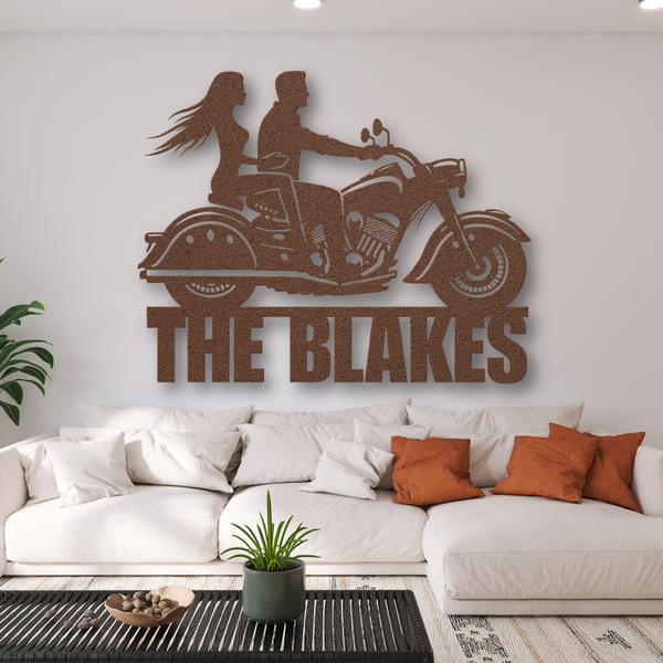 Customer Motorcycle Life Metal Sign