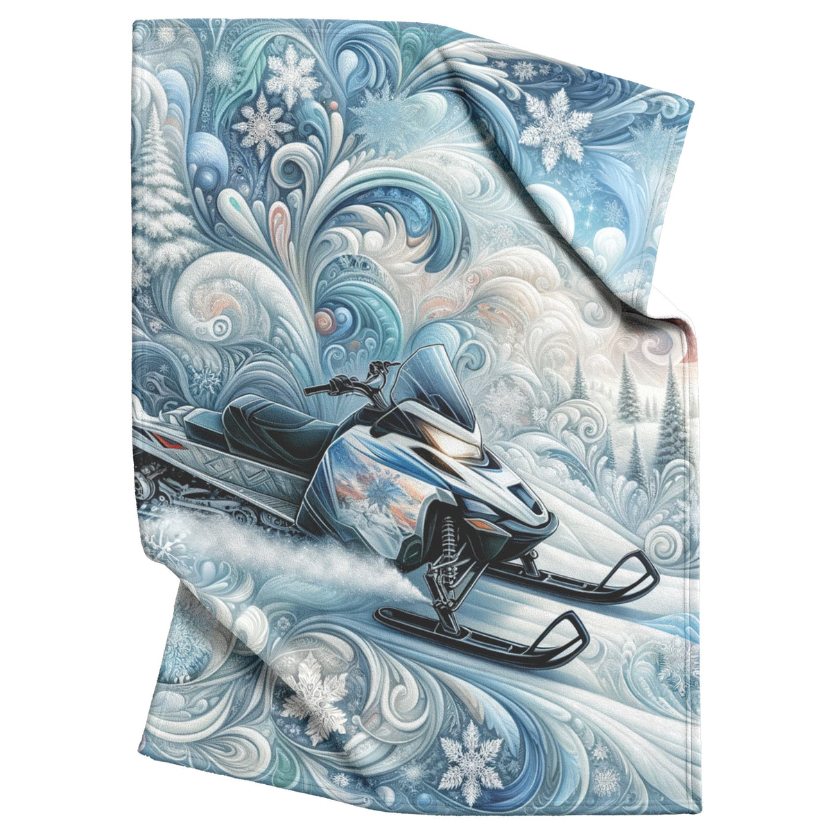 Winter Wonderland Snowmobile Blanket
