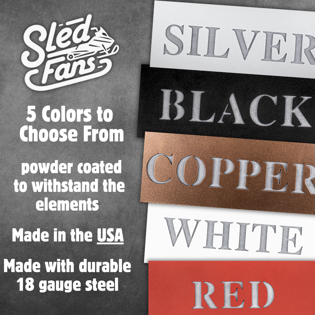 "SLED MOUNTAINS" SIGN