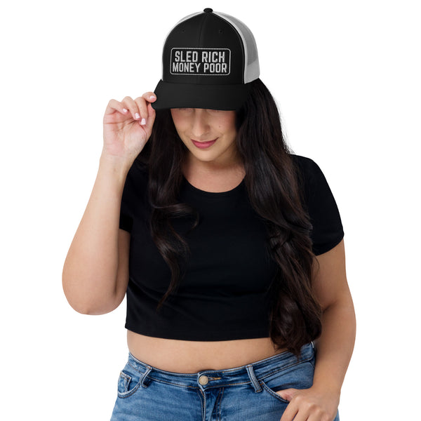 SLED RICH MONEY POOR Trucker Cap