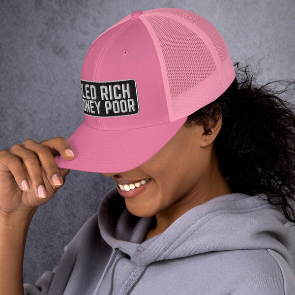 SLED RICH MONEY POOR Trucker Cap