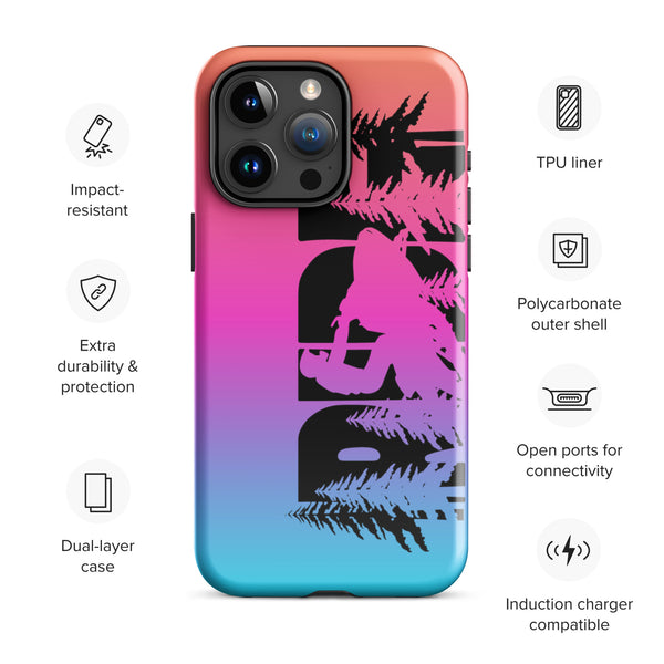 Candy Sunset Ride Forest Tough Case for iPhone®