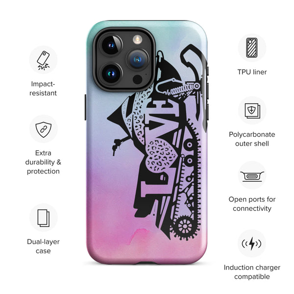 Candy Cloud Sled Love Tough Case for iPhone®